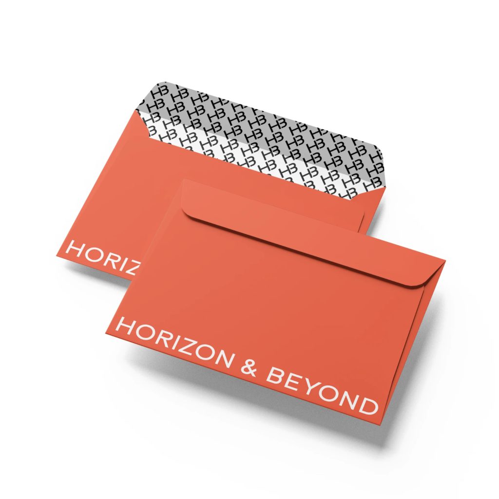 Briefumschläge von HORIZON & BEYOND aus dem Oberwallis